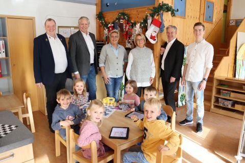 Digitale Schach-Förderung in Hövelhofer Kindergärten