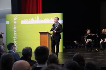 Rede von Bürgermeister Michael Berens bei der Sportlerehrung