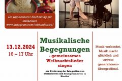 DRK- Musikalische Begegnungen - gemeinsames Weihnachtslieder singen   