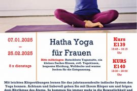 DRK - Hatha Yoga für Frauen Kurs E 139 und Kurs E140