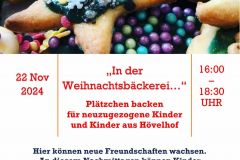 DRK -  „In der Weihnachtsbäckerei…“  Plätzchen backen für neuzugezogene Kinder und Kinder aus Hövelhof